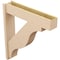 Ekena Millwork 8-in W x 38-in D x 42-in H Funston Block Rough Cedar Woodgrain TimberThane Outlooker, Primed Tan OUTUR080X38X42FST44RCPR - alternate 6